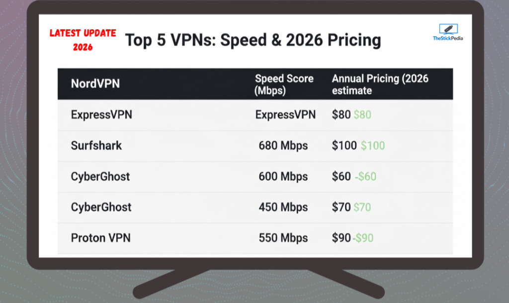 Best VPN for FireStick 2026 – 5x Faster