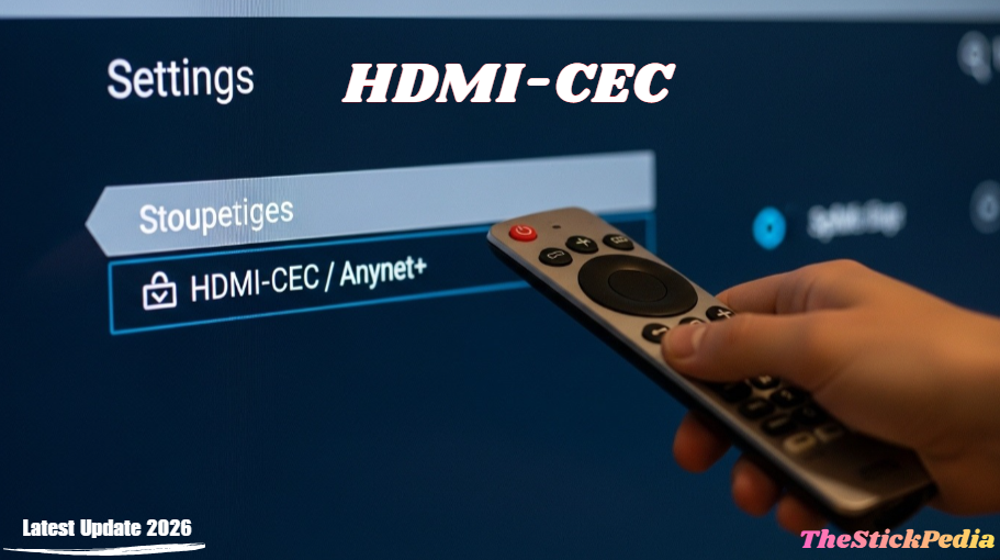 Enabling HDMI-CEC Anynet+ on TV settings