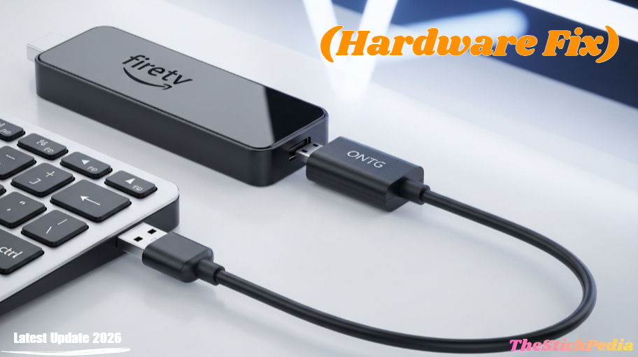 Connecting USB keyboard to Firestick using OTG cable