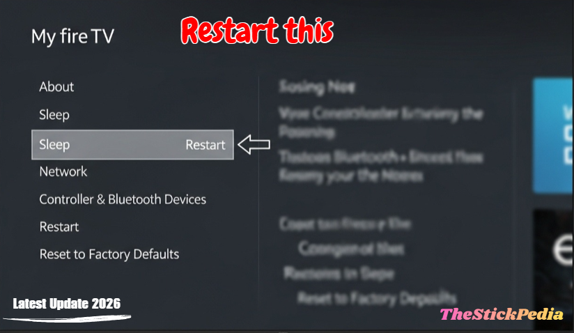 How to Restart a Firestick