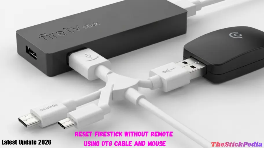 Reset Firestick without remote using OTG cable and mouse
