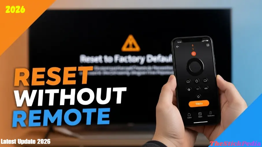 Reset Firestick without Remote