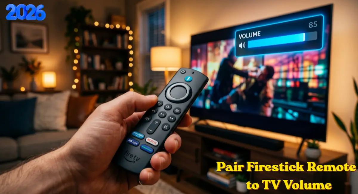pair firestick remote to tv volume